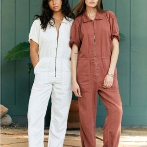 ISO Imogene + Willie / the s/s coverall in terracotta